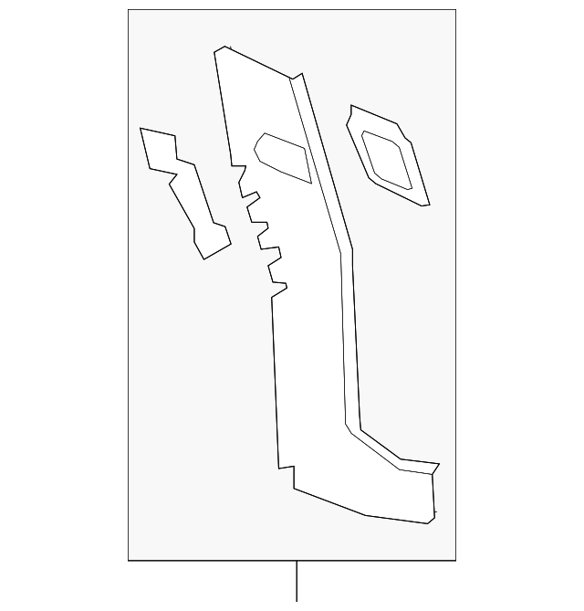 25877947 Деталь INNER PANEL, RIGHT
