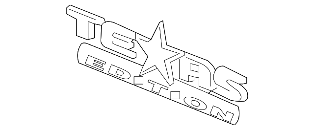23203930 NAMEPLATE, RIGHT