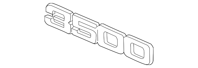 15129646 NAMEPLATE, RIGHT