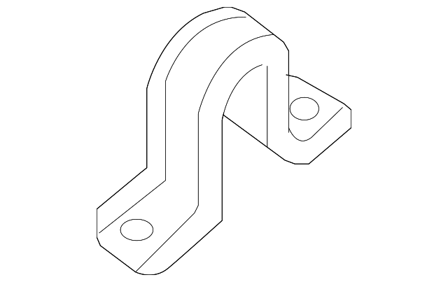 19316691 Деталь STABILIZER BAR BRACKET, LEFT