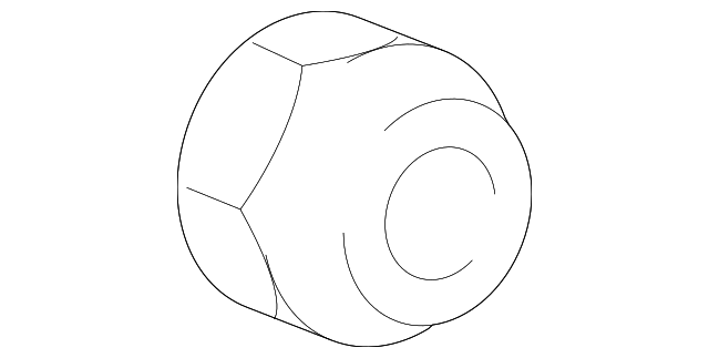 19316154 Деталь STABILIZER LINK NUT, RIGHT