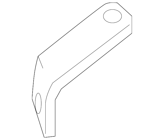 8E0-951-229-E Деталь HIGH NOTE HORN MOUNT BRACKET, RIGHT