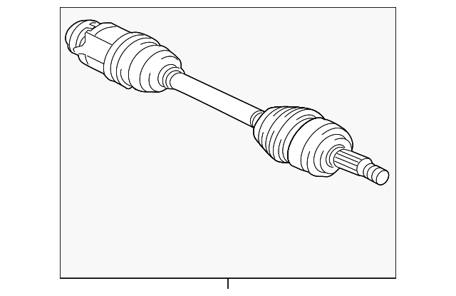 3815A443 Деталь AXLE ASSY