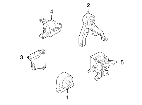 Outlander ENGINE & TRANS MOUNTING 2