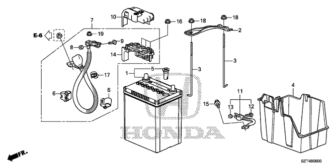 ELECTRICAL / EXHAUST / HEATER / FUEL/BATTERY for 2011 Honda CR-Z #1