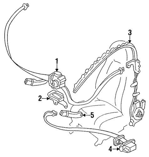 MX-3 FRONT SEAT BELTS