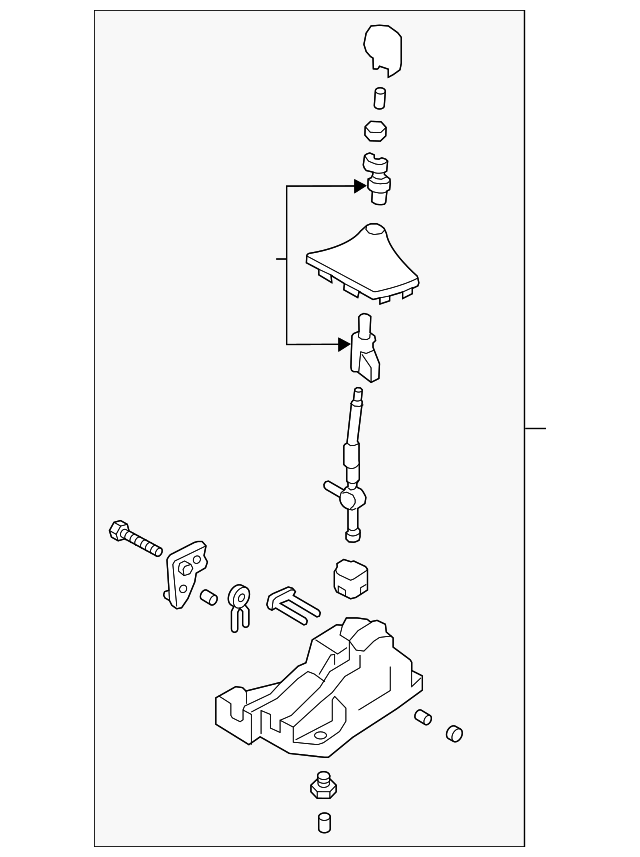 43700-2V110 Деталь SHIFTER ASSY