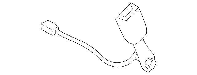 7000C774 Деталь BUCKLE END, LEFT