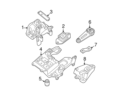 Sentra ENGINE & TRANS MOUNTING