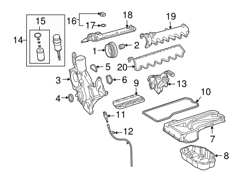 CL65 AMG ENGINE PARTS