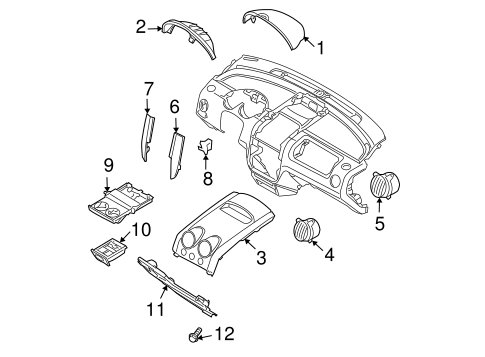 Aveo INSTRUMENT PANEL COMPONENTS