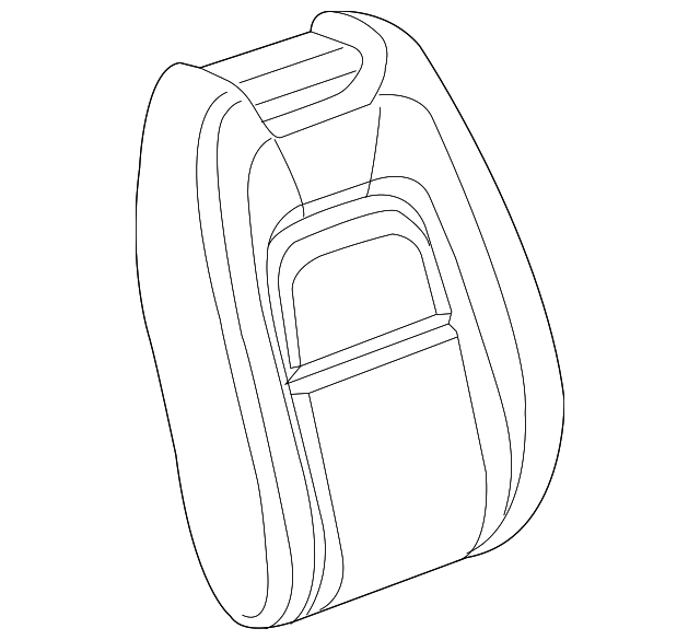 23477168 Деталь SEAT BACK COVER