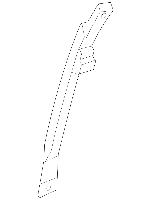83535-3S000 GUIDE CHANNEL, LEFT