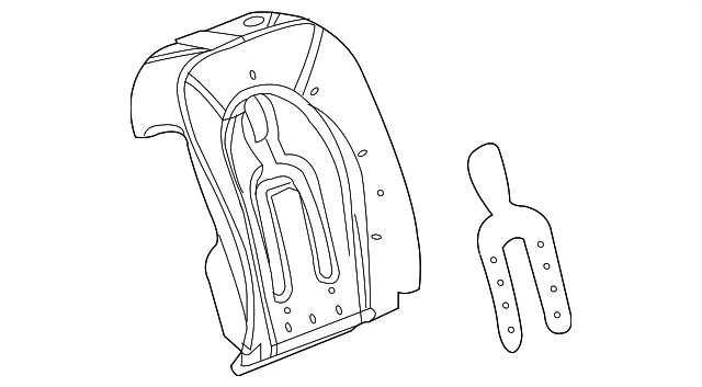 15269518 Деталь SEAT BACK PAD