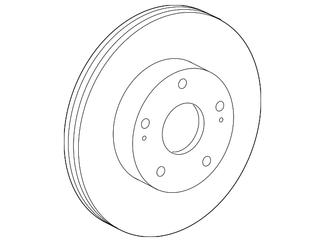 43512-0W060 Деталь ROTOR, RIGHT