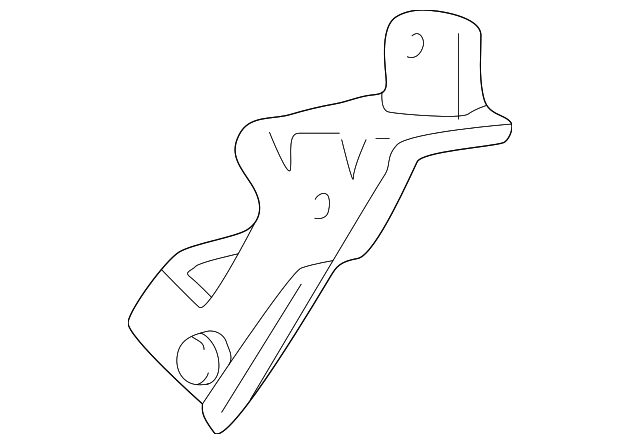 YC3Z-5C495-AA Деталь STABILIZER LINK MOUNT BRACKET, LEFT