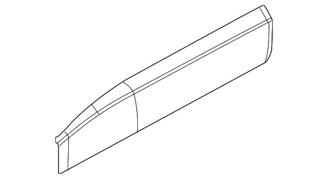 5VX83LXHAA Деталь BODY SIDE MLDG, LEFT
