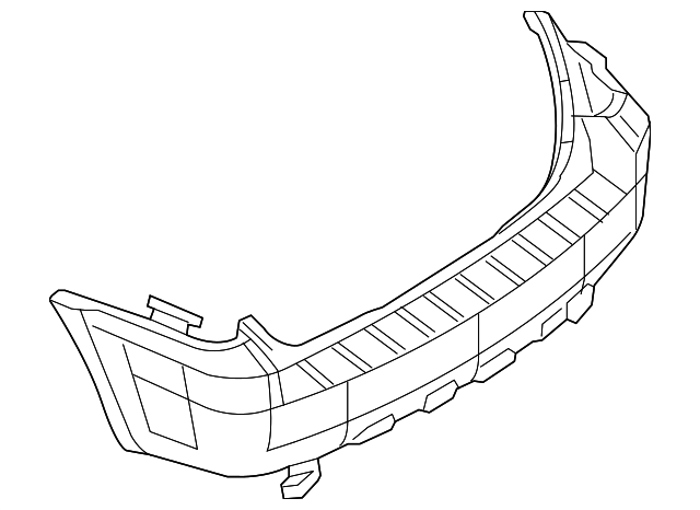 5L8Z-17K835-AAA Деталь BUMPER COVER