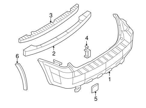 Escape BUMPER & COMPONENTS - REAR