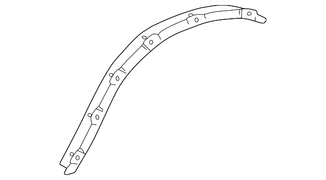 65637-35010 Деталь WHEEL OPNG MLDG LINING, RIGHT