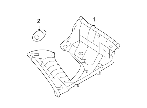 Tucson INTERIOR TRIM - QUARTER PANELS