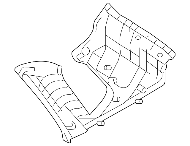85850-2E300-J9 Деталь QTR TRIM PANEL, LEFT
