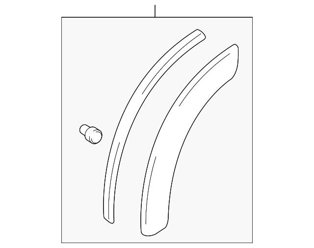 30025228 Деталь WHEEL FLARE, RIGHT