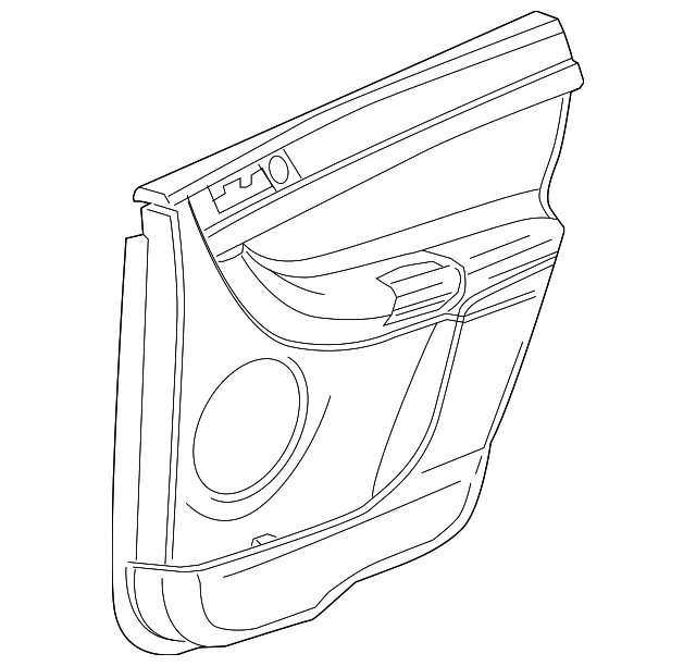 1BF161DVAA Деталь DOOR TRIM PANEL, RIGHT