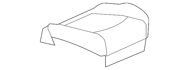 23187041 CUSHION COVER, RIGHT