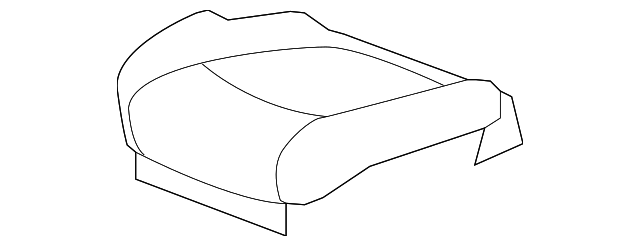 20865090 CUSHION COVER, LEFT