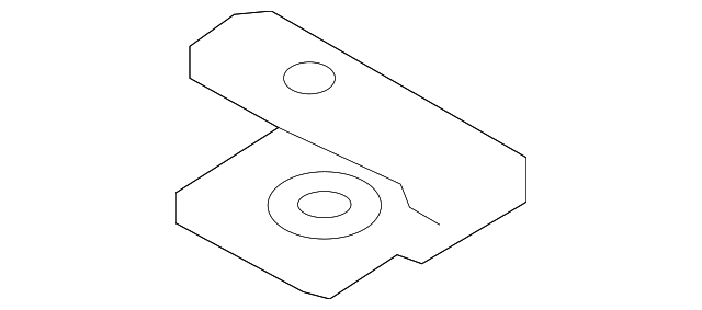 BHP3-66-9B1 Деталь RADIO UPPER BRACKET