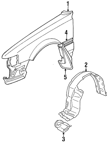 Cressida EXTERIOR TRIM - FENDER