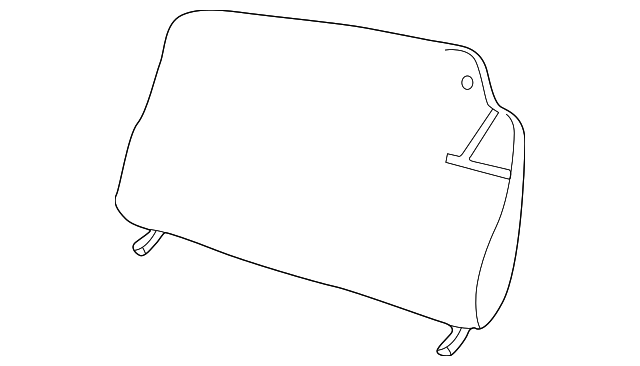 12377657 Деталь SEAT BACK FRAME