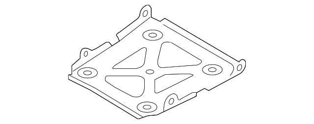 4H4-864-852 Деталь CONSOLE BASE FRONT BRACKET