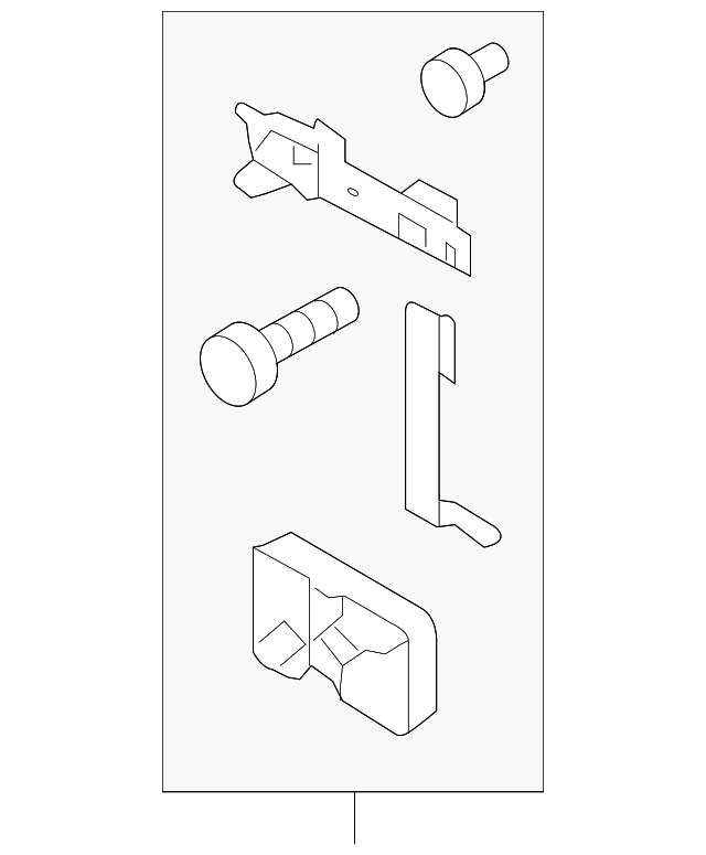 4H4-898-173-A Деталь ARMREST HARDWARE KIT