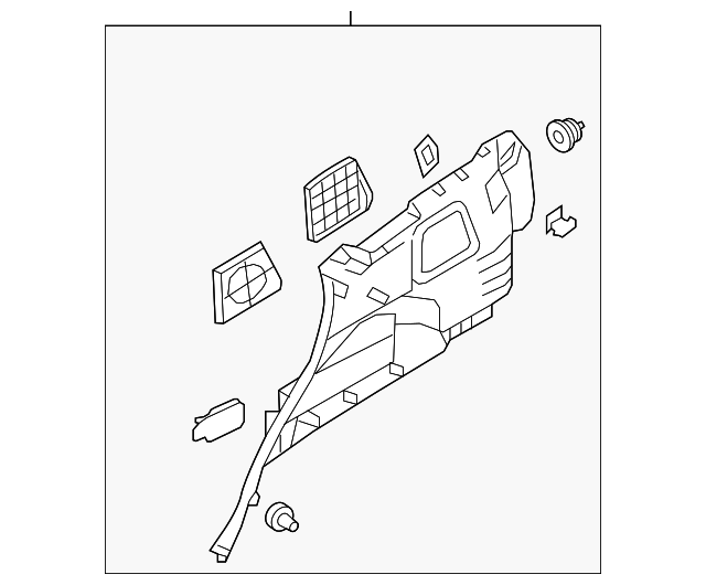 85730-2P000VA Деталь LOWER QTR TRIM, LEFT