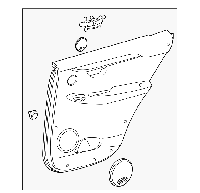 67630-78050-L0 Деталь DOOR TRIM PANEL, RIGHT