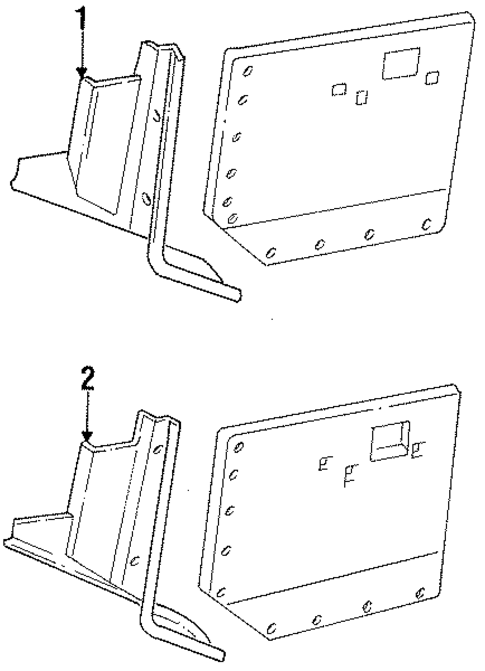 E-250 Econoline Club Wagon INTERIOR TRIM - PILLARS