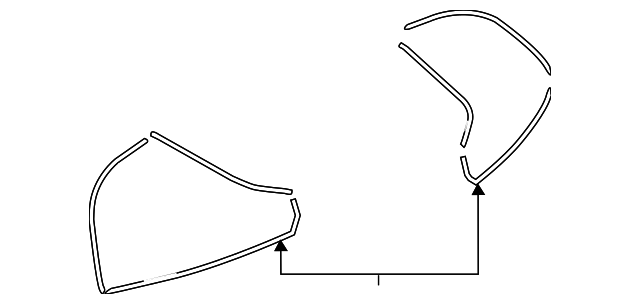 C514-51-979B Деталь REAR SPOILER GASKET, LEFT