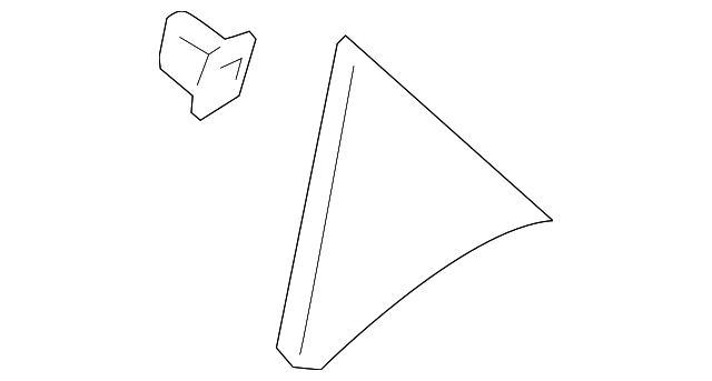25857285 UPPER TRIM PANEL, RIGHT