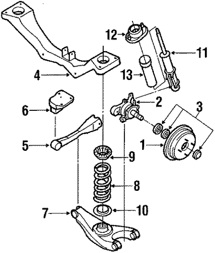 Justy REAR BRAKES