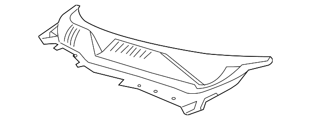 6W7Z-5402228-AA COWL GRILLE