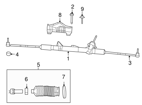 Routan STEERING GEAR & LINKAGE 2