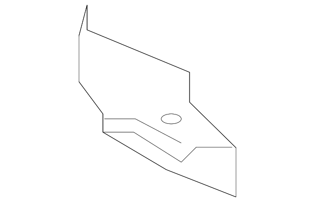 57498-30070 REAR SHIELD, LEFT