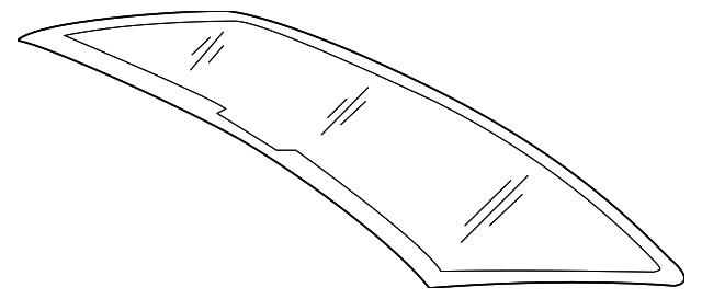 3C8-845-051-H-NVB Деталь BACK GLASS