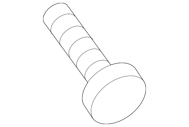 11251-06166 Деталь REAR PILLAR TRIM BOLT, LEFT