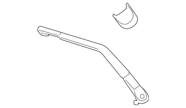 22917499 Деталь WIPER ARM, LEFT