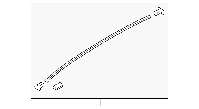 GM9A-50-9H0A Деталь ROOF MOLDING, RIGHT