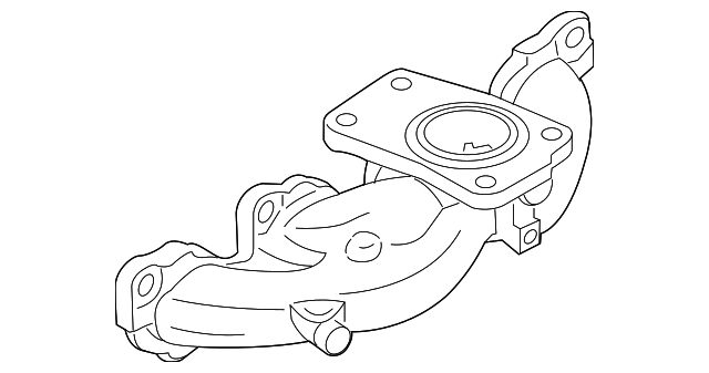 14004-1KC1A Деталь EXHAUST MANIFOLD