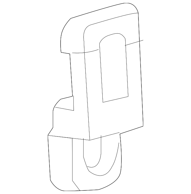 KD45-57-631B-75 Деталь ANCHOR COVER, RIGHT